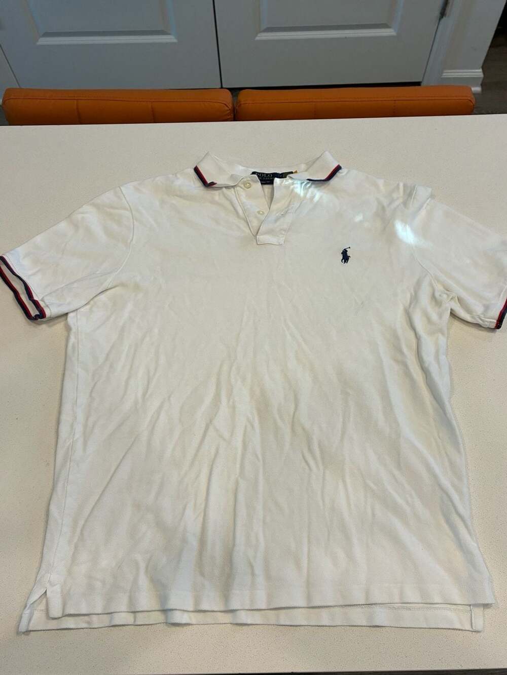 Polo Ralph Lauren Classic Fit Tipped Polo Shirt M